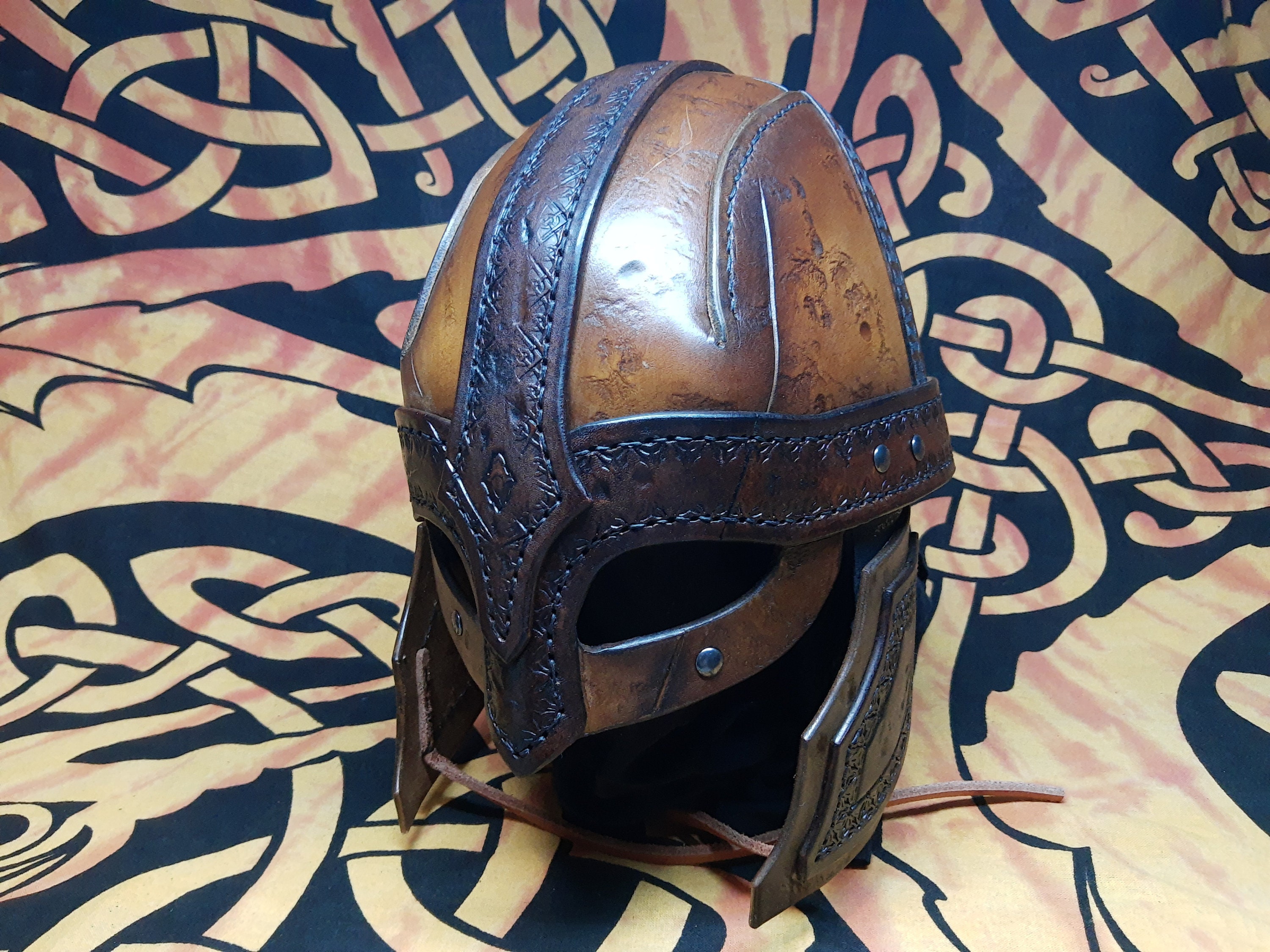 Digital LARP Leather Viking Helmet PATTERN Viking Set Etsy Canada