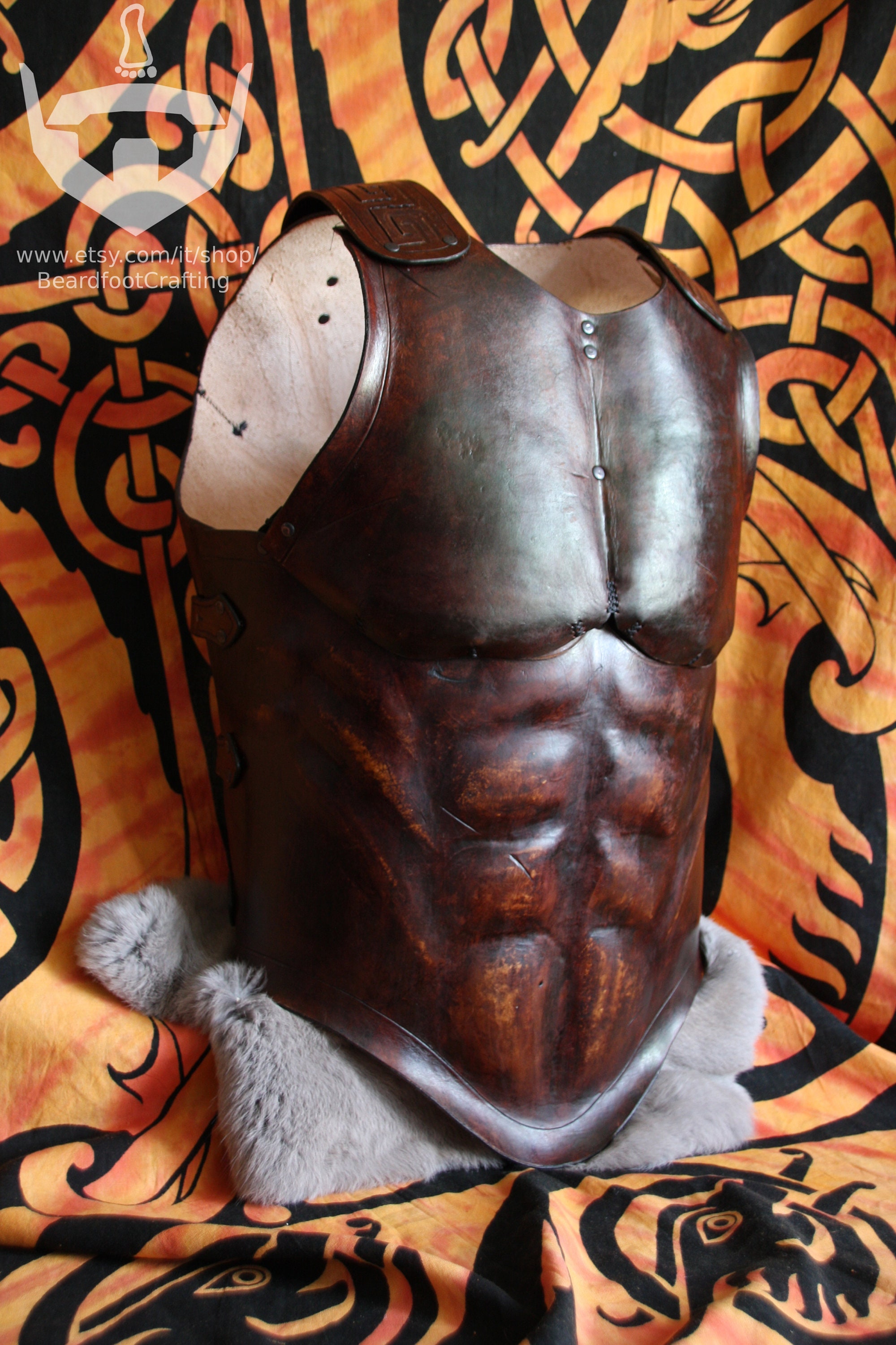 Spartan Leather Breastplate PATTERN Hoplit Set Greek Chest Etsy