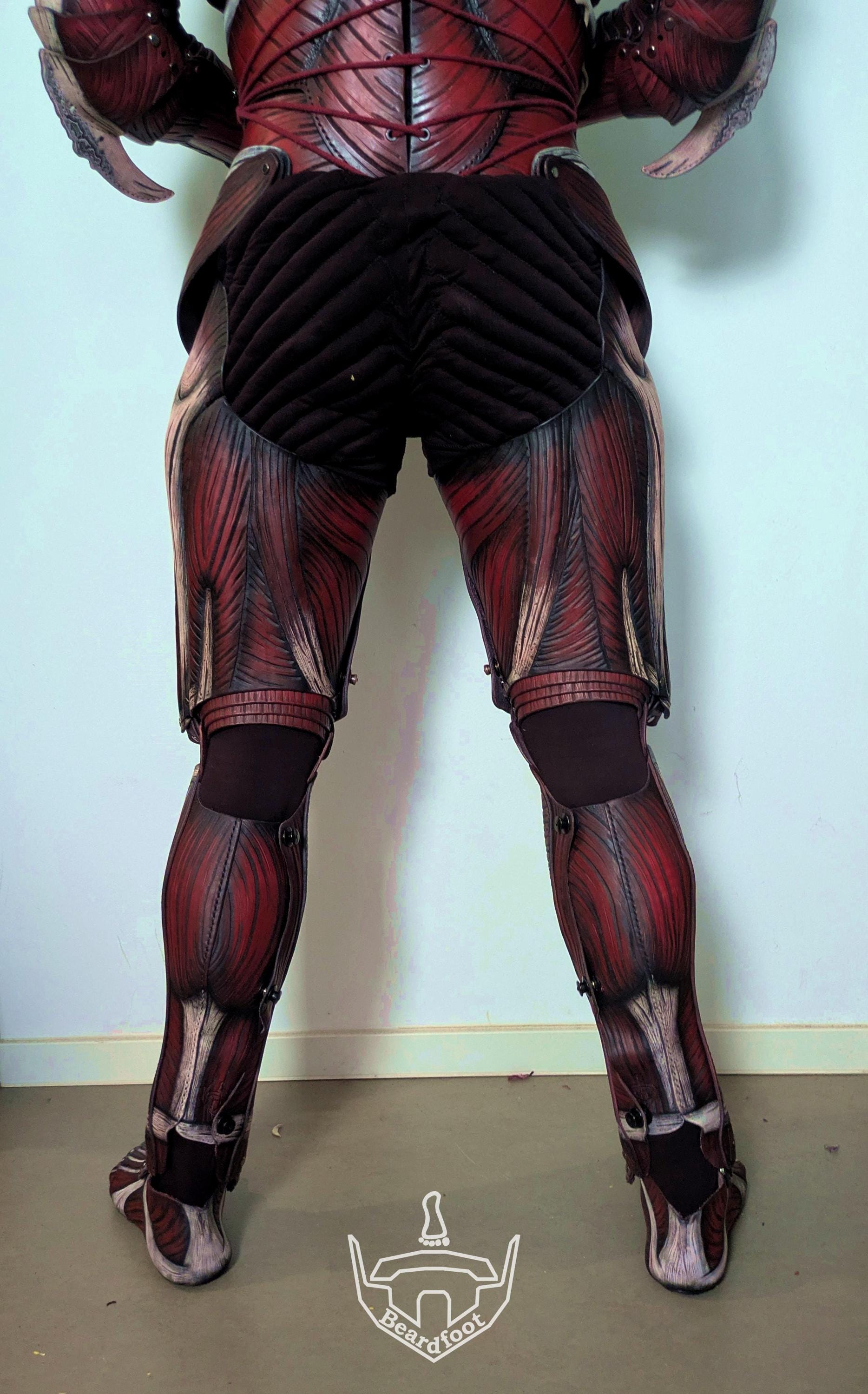 Flayed Armor Digital Flesh Head and Neck PATTERN - Flayed Set - Etsy