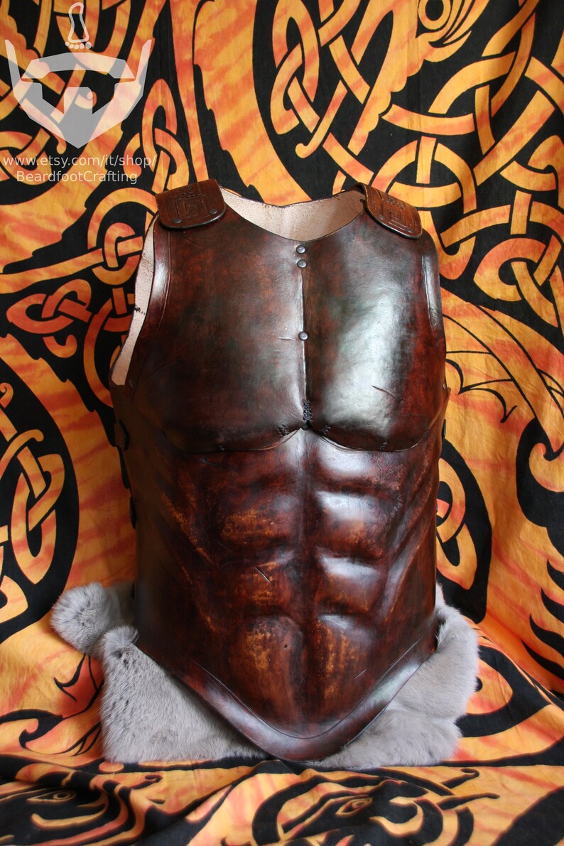 Spartan Hoplit Leather Breastplate PATTERN Greek Chest Plate Etsy