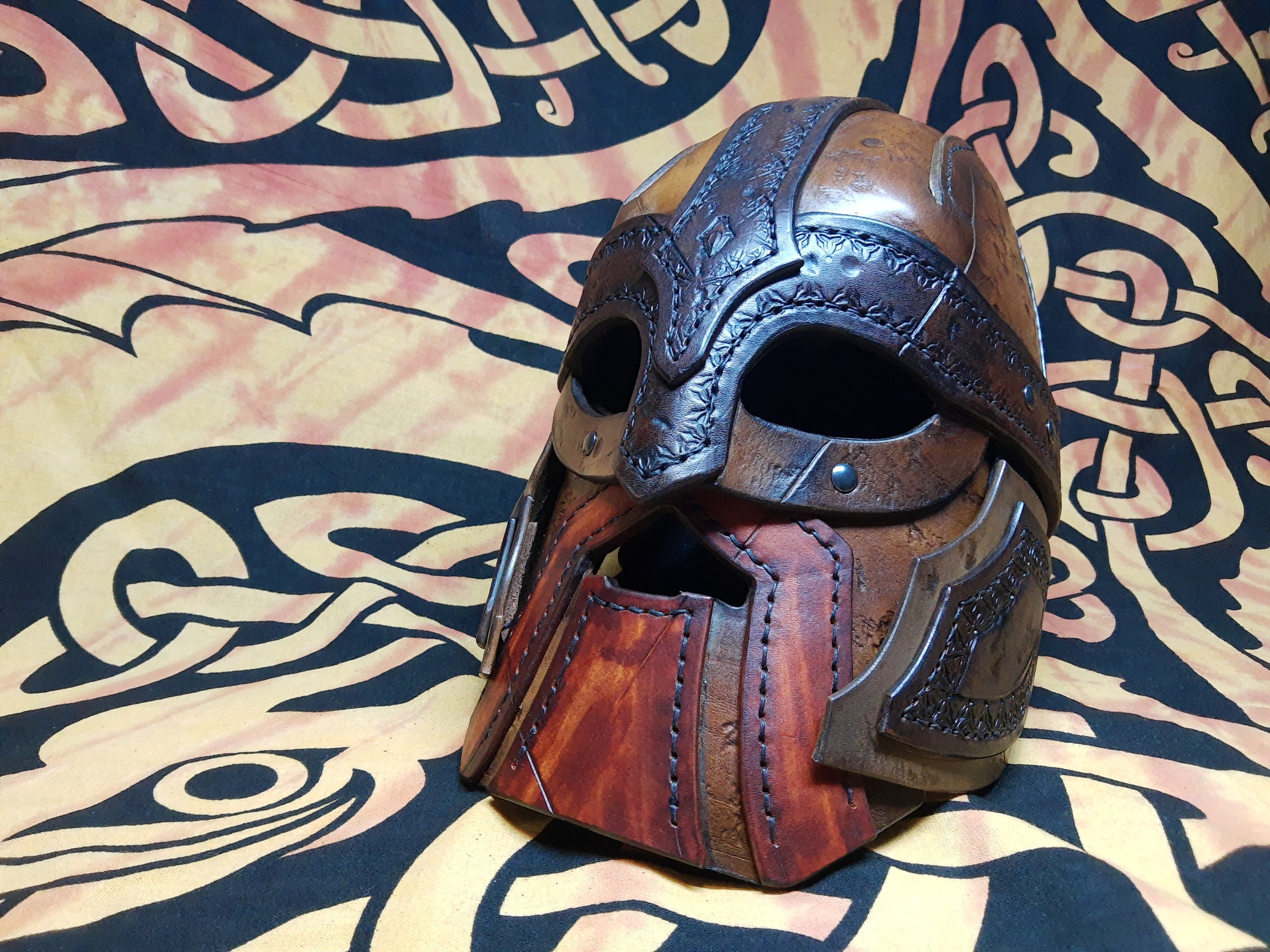 Digital LARP Leather Viking Helmet PATTERN Viking Set Etsy