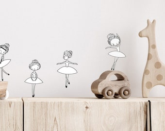 Small Ballerinas Wall Stickers
