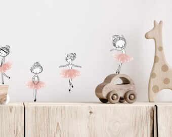 Small Ballerinas Wall Stickers