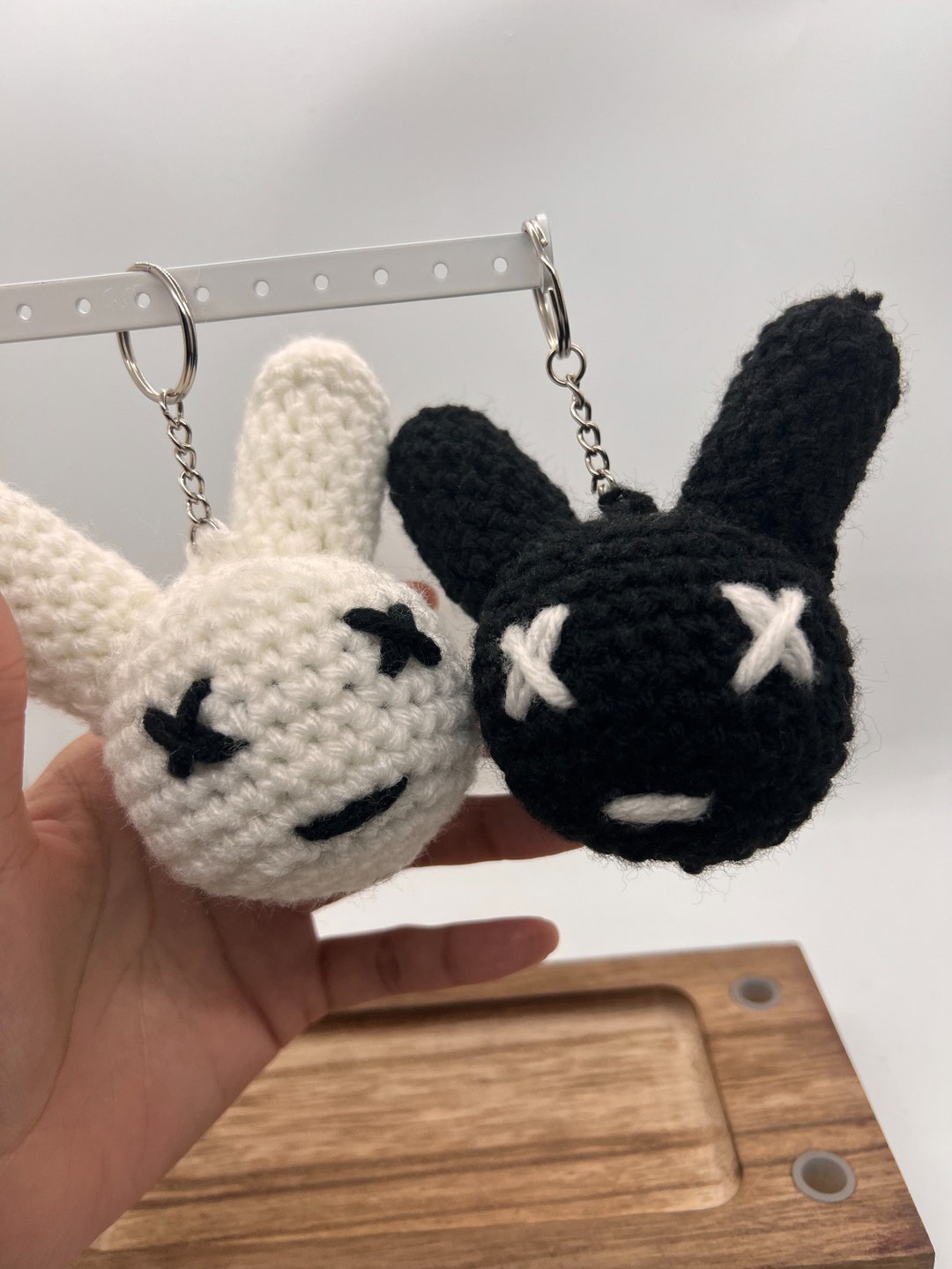 Bad Bunny Keychain Bad Bunny Inspired Music Inspired Keychain Bad Bunny