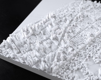 Upper West Side | 3D Printed City, 12"/30cm