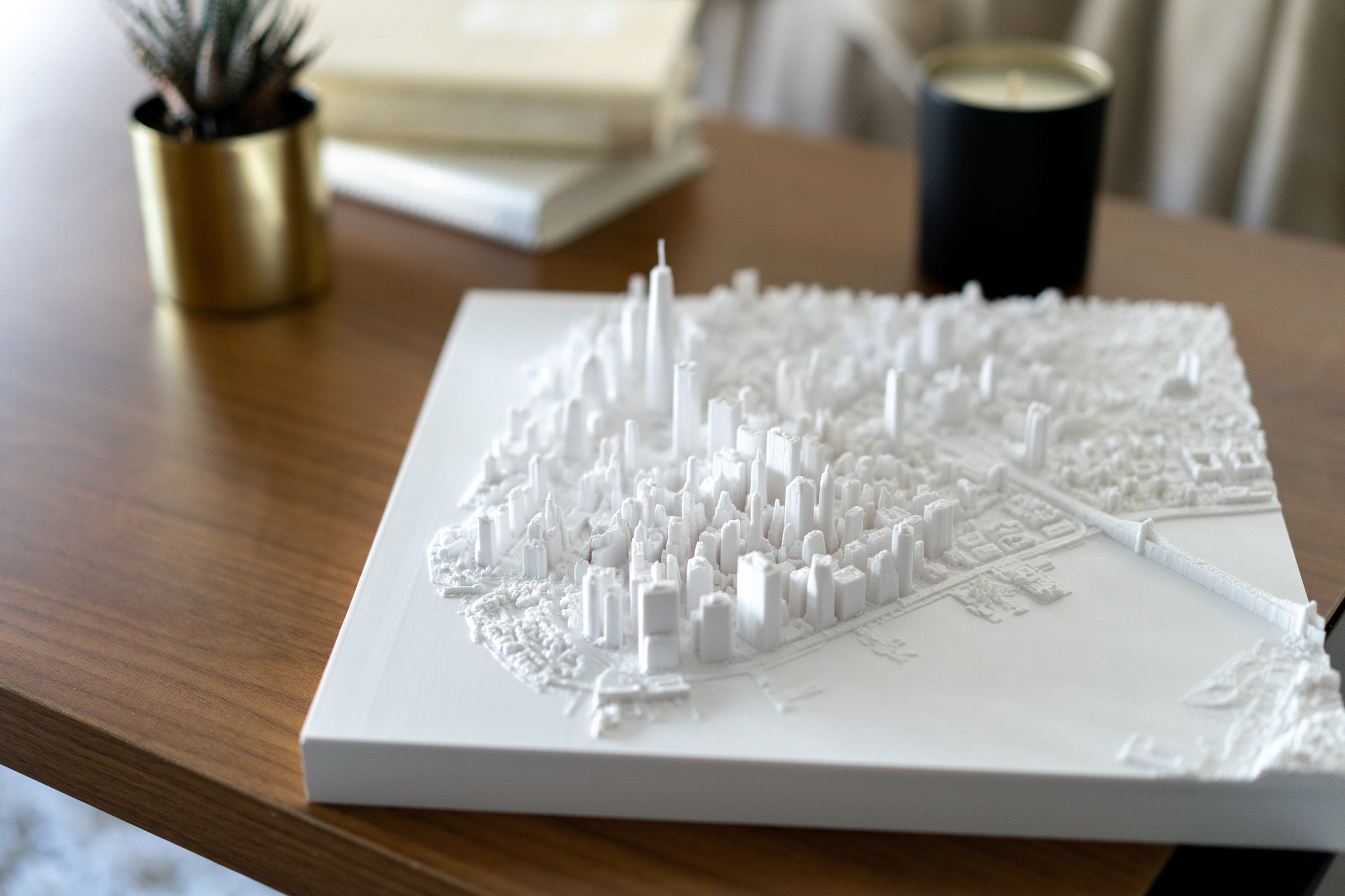 Lower Manhattan | 3D Printed City, 12"/30cm