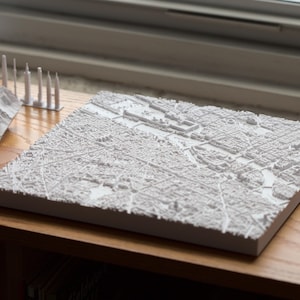 Parijs - Ile de la Cité | 3D-geprinte stad, 30 cm