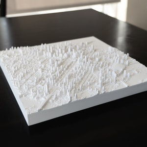 Vancouver | Ville imprimée en 3D, 12 po./30 cm