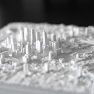 Minneapolis | 3D Printed City, 8"/20cm