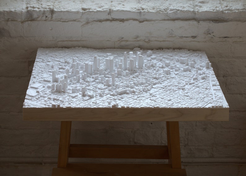 Los Angeles 3D Printed City, 24/61cm Etsy