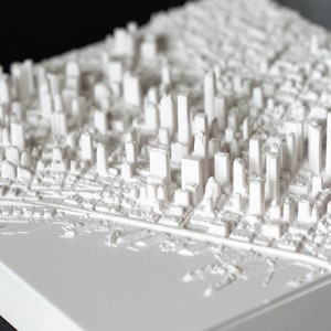 Seattle | Ville imprimée en 3D, 20 cm (20 cm)