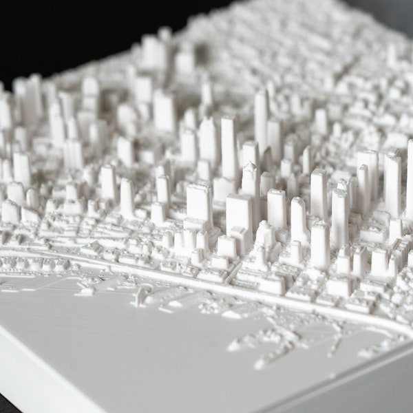 Seattle | 3D Printed City, 8"/20cm