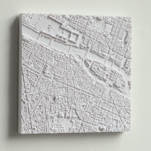 París - Ile de la Cité / Ciudad impresa en 3D, 8"/20cm