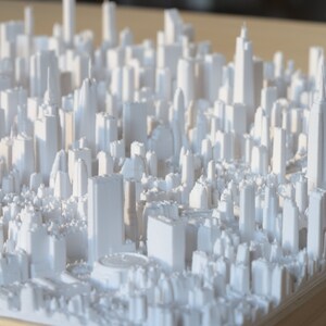 Centre-ville de Manhattan | Ville imprimée en 3D, 16 po./41 cm