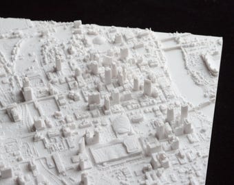 Nashville | Cidade impressa em 3D, 8"/20 cm