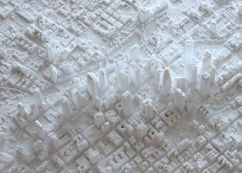 Los Angeles 3D Printed City, 24/61cm Etsy