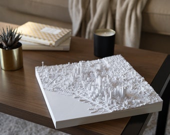 Seattle | 3D Printed City, 12"/30cm