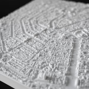 Amsterdam | 3D Gedruckte Stadt, 30cm
