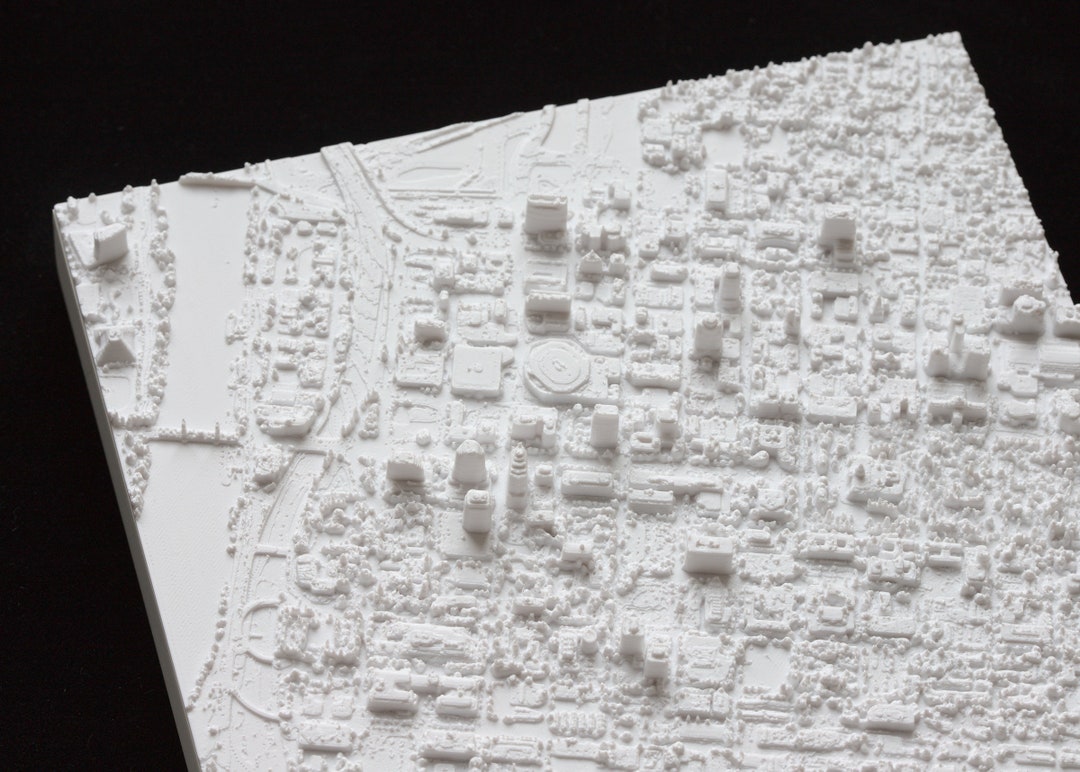 Sacramento 3D Printed City, 8/20cm Etsy