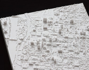 Sacramento | 3D Printed City, 8"/20cm
