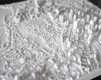 Boston | Cidade impressa em 3D, 30 cm