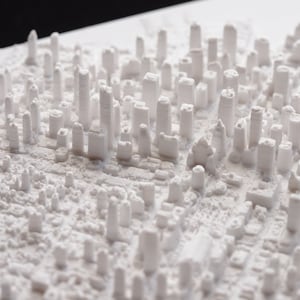 Vancouver | Ville imprimée en 3D, 20 cm (20 cm)