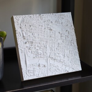 Glasgow | Ville imprimée en 3D, 20 cm (20 cm)