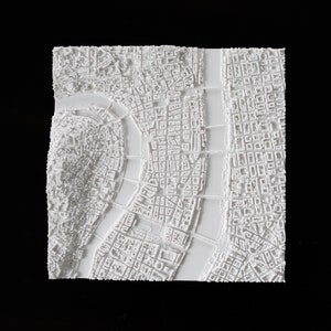 Lyon | Ville imprimée en 3D, 20 cm (20 cm)