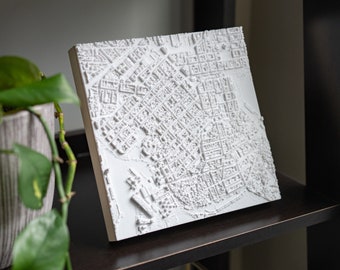 Helsinki | 3D Printed City, 8"/20cm