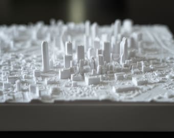 Dallas | 3D Printed City, 8"/20cm