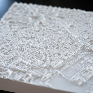 Barcelona Old Town | 3D Printed City, 8&quot;/20cm