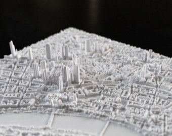 Frankfurt | 3D Printed City, 8"/20cm