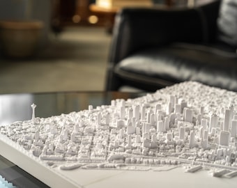 Seattle | 3D Printed City, 16"/41cm