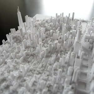 Chicago | 3D-geprinte stad, 30 cm