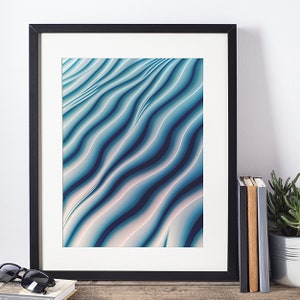 Abstract Digital Wall Art | Waves | Digital Waves | Contemporary Wall Art |