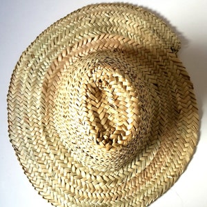 Moroccan Straw Hats , Palm Leaf Garden Hat, Wicker Basket,summer Hat ...