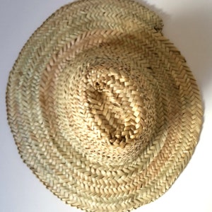 Moroccan Straw Hats , Palm Leaf Garden Hat, Wicker Basket,summer Hat ...