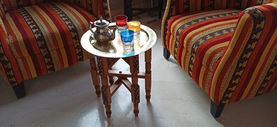 Folding tea table online deals