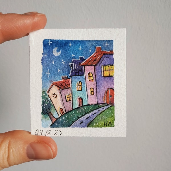 Tiny Painting Etsy