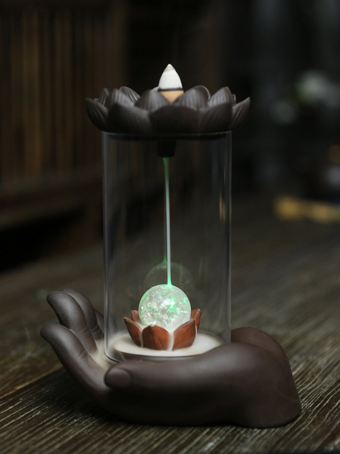 Fountain Burner Cone Incense Ceramic Zen Ball for Handmade Etsy