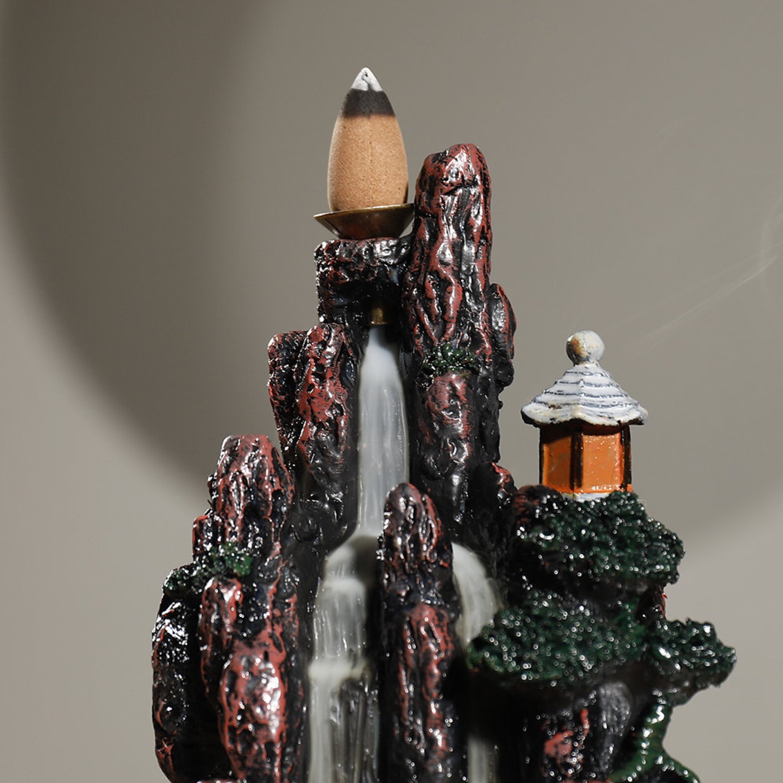 Fontaine Brûleur Cône Encens Zen En Céramique pour Intérieur Etsy