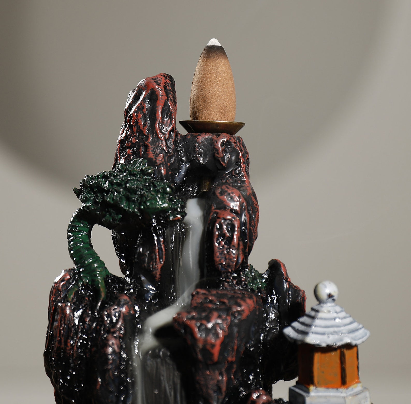 Fountain Burner Cone Incense Zen Ceramics for Handmade Etsy