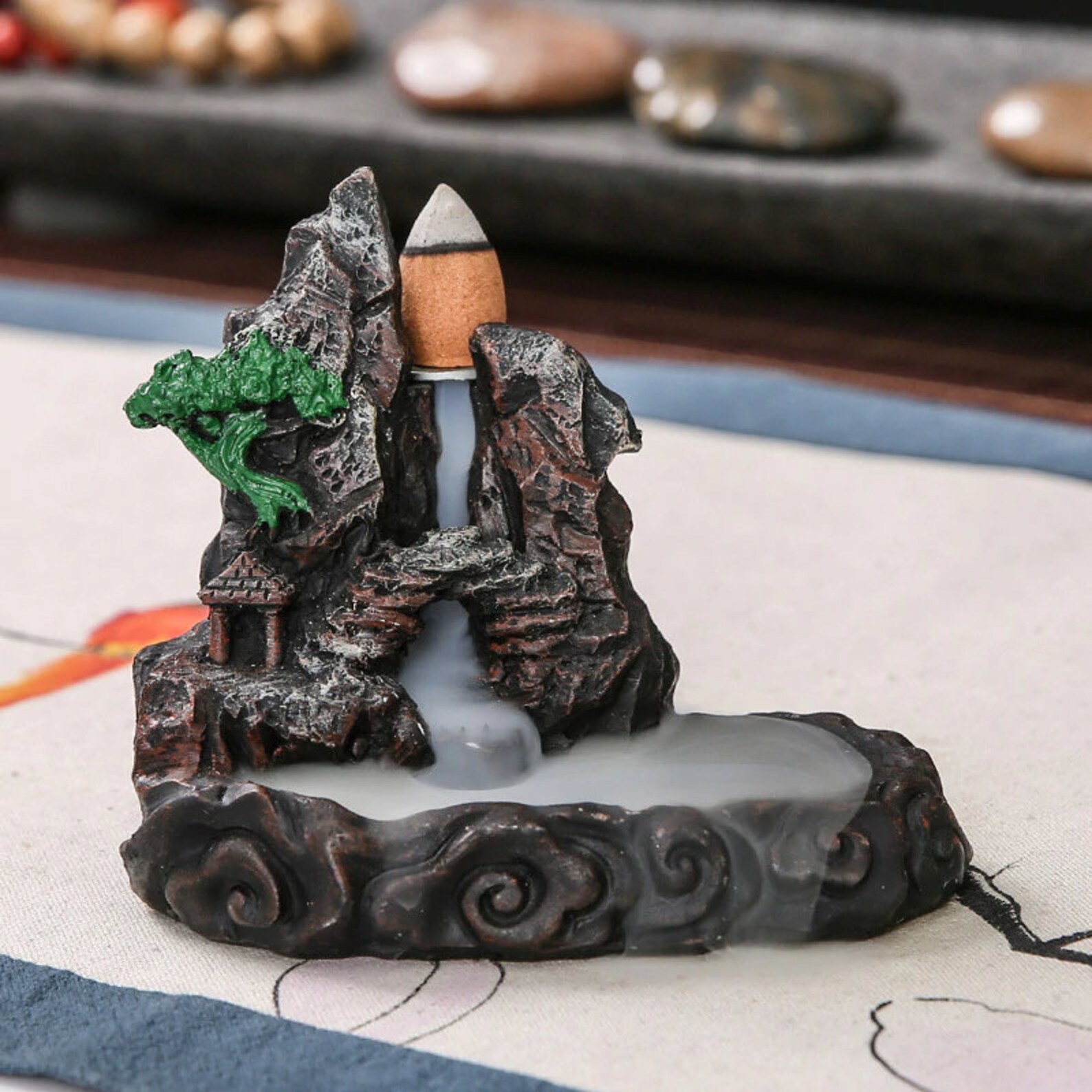 Fountain Burner Cone Incense Zen Ceramics for Handmade Etsy