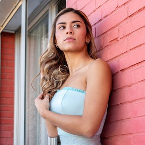 Mintgrünes Overbust-Korsett / Overbust-Korsettbluse / Overbust-Korsett für Geburtstage / Mintgrünes Overbust-Korsett für Damen