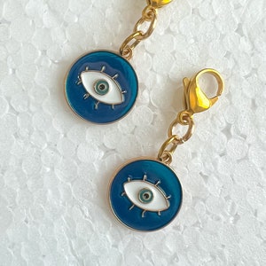 Cats and Dogs Evil eye charms | Cat's jewelry| Jewelry for Pets | Evil Eye Enamel Cat and Dog Collar Charms| Gifts For Pets| Pets Protection