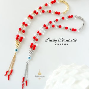 Italian Cornicello Charm for Car Mirror Italian Horn Car Charm Evil Eye Car Mirror Hanging Italian Good Luck Charm Italian Car Accessories