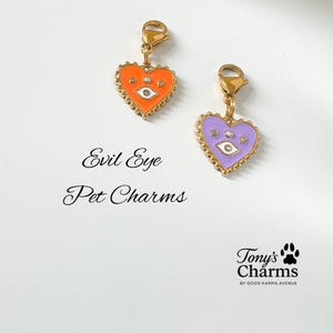 Evil Eye Pet Charm for Collar, Jewelry for Pets , Evil Eye Cat and Dog Collar Charms, Gifts For Pets, Pets Accessories, Evil Eye Pet Charms