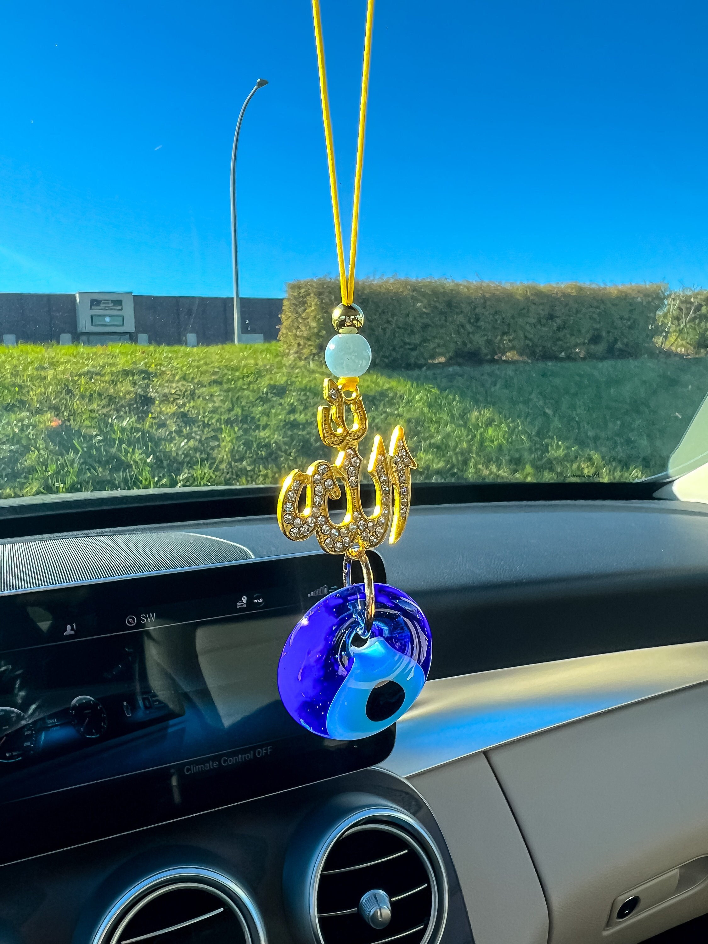 Car Rear View Hanging Accessories Cute Cat Pendant Novelty Funny Decoration  For Trailer Interior Ornament Tree Ornaments 