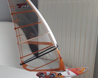 Modelo de windsurf impreso en 3D: Bic Techno 293 One Design 6.8 v2, regalo hecho a mano