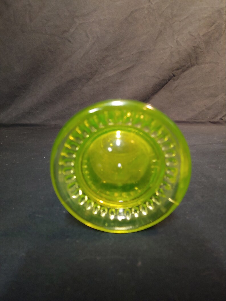 Rare Uranium Glass Pitcher Etsy